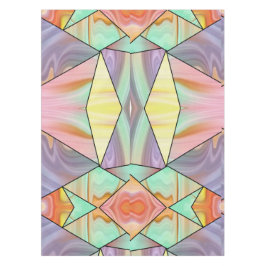 Mantel Groovy 70 Patrón de morado rosado y mármol verde a