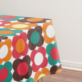 Mantel Groovy 70s Retro Flower Pattern | Bold Boho Floral