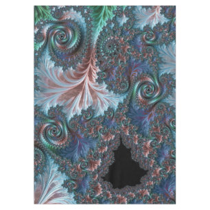 Mantel Groovy Colorful Boho Hippie Mandelbrot Arte Fracta