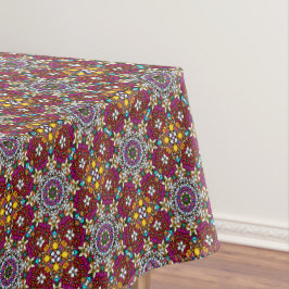 Mantel Groovy Heavenly Flower Power Tablecloth