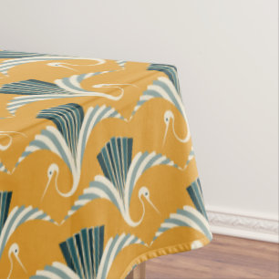 Mantel Grúa Art Deco - fondo amarillo