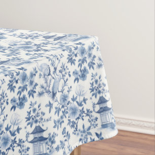 Mantel Grulla azul de chinoiserie