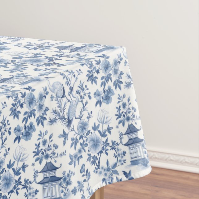 Mantel Grulla azul de chinoiserie (In Situ)