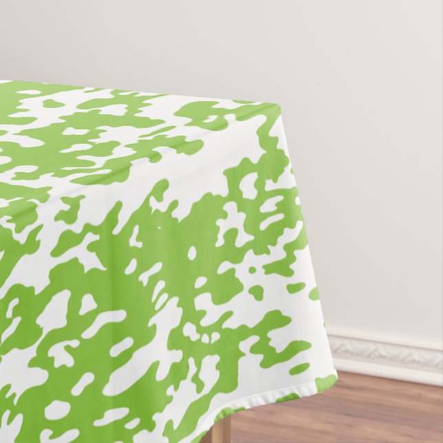 Mantel Grunge Lime Green Pattern - Summer Abstract Decor (In Situ)