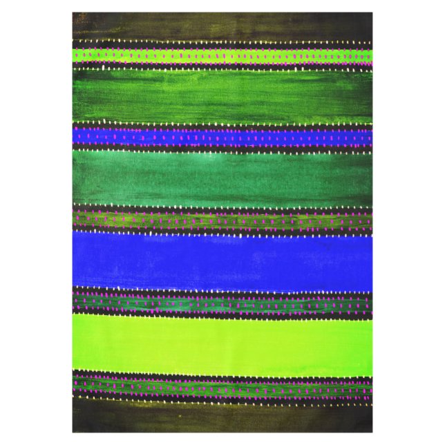 Mantel Guatemala: Pestaña arcoiris (Anverso)