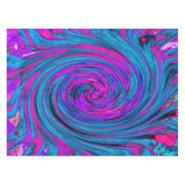 Mantel Guay Hot Pink, Purple and Blue Abstract Retro