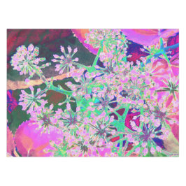 Mantel Guay Resumen de la naturaleza retro en verde rosa 