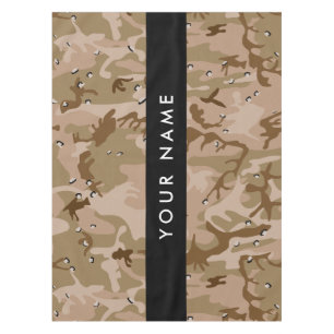 Mantel Guijarros de camuflaje del desierto, tu nombre, pe