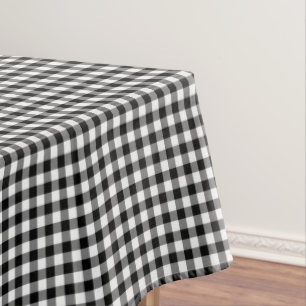 Mantel Guinga blanco y negro pasada de moda