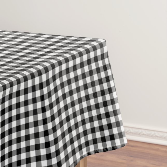 Mantel Guinga blanco y negro pasada de moda (In Situ)