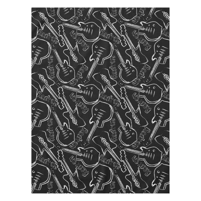 Mantel Guitarra de rock (Anverso)