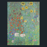 Mantel Gustav Klimt - Jardín de campo con girasoles<br><div class="desc">Jardín de campo con girasoles / Jardín de granja con girasoles - Gustav Klimt en 1905-1906</div>