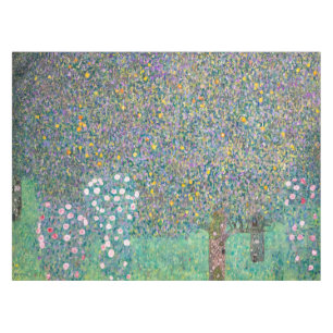 Mantel Gustav Klimt - Rosebushes bajo los árboles