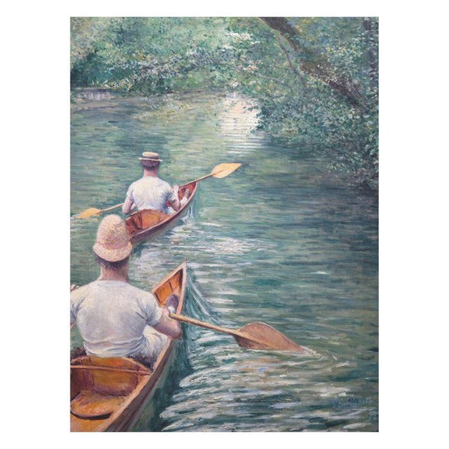 Mantel Gustave Caillebotte - Canoes on the Yerres (Anverso)