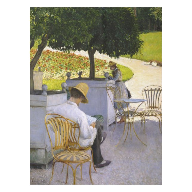 Mantel Gustave Caillebotte - Los Naranjos (Anverso)