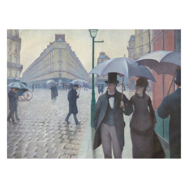 Mantel Gustave Caillebotte - Paris Street; Rainy Day (Frente (Horizontal))