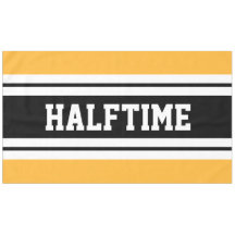 HALFTIME Sporty Bright Yellow Black Strips