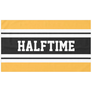 Mantel HALFTIME Sporty Bright Yellow Black Strips