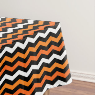 Mantel Halloween Chevron Stripe Tableclov