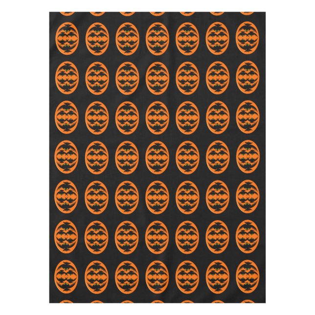 Mantel Halloween Crows Tableclol (Anverso)