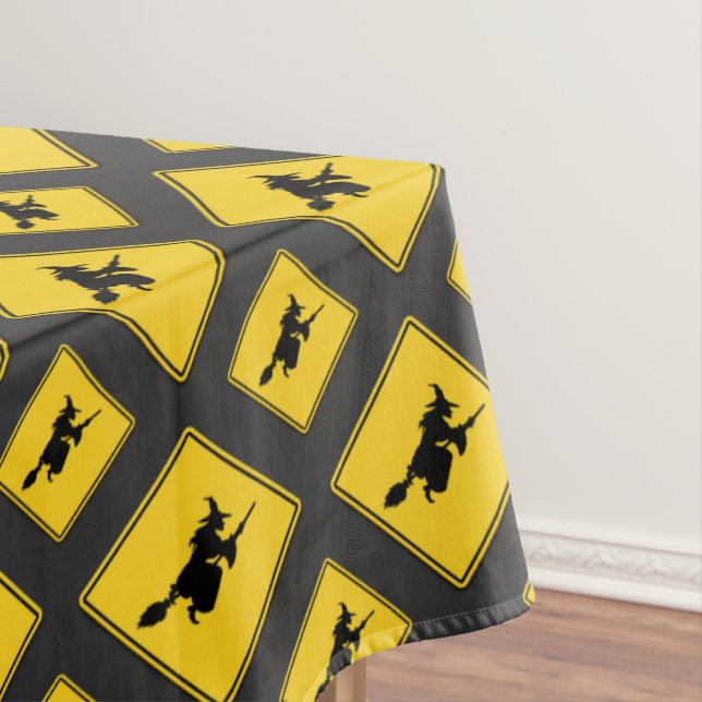 Mantel Halloween de advertencia de bruja (In Situ)