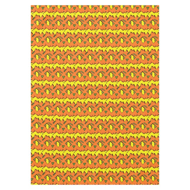 Mantel Halloween Jack-O-Lantern & Spider Tablecloth (Anverso)
