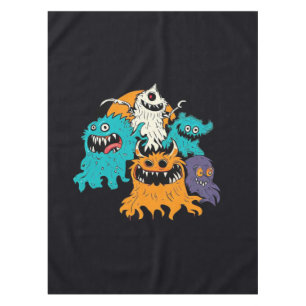 Mantel Halloween/Monster/Octubre/Otoño