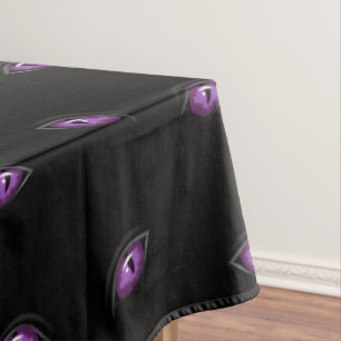 Mantel Halloween, Ojos Púrpura, Truco O Tratamiento, Boo