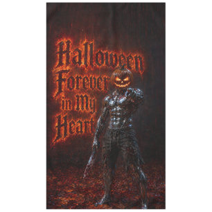 Mantel Halloween Por Siempre En Mi Corazón Calabaza Gótic