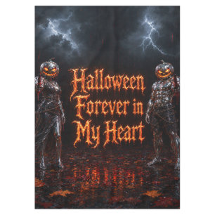 Mantel Halloween Por Siempre En Mi Corazón Calabaza Gótic