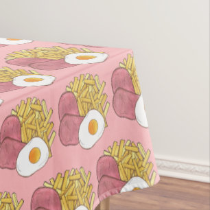 Mantel Ham Egg and Chips Cocina británica Pub Food Cookin