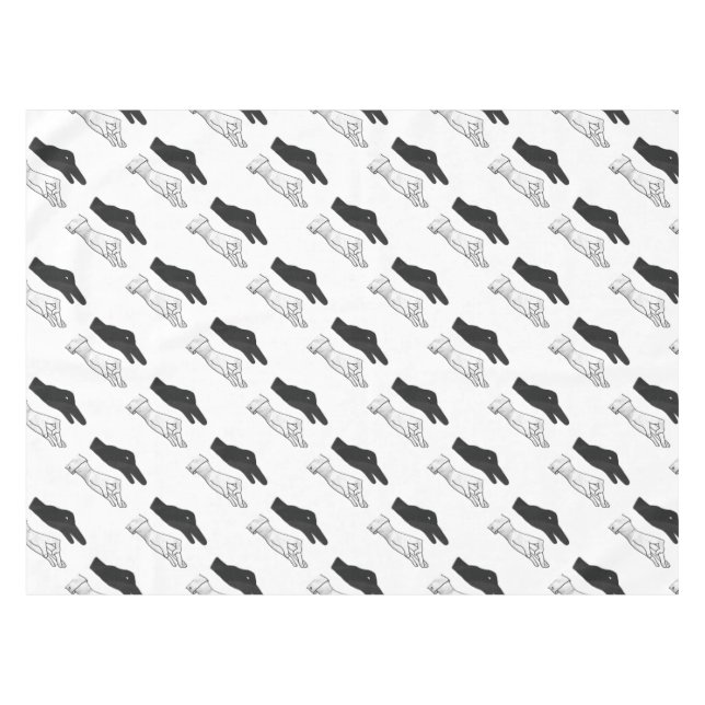 Mantel Hand Silhouette Duck (Frente (Horizontal))