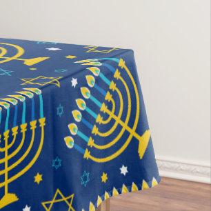 Mantel Hanukkah - Chanukah Tablecover Tablecloth