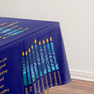 Mantel HANUKKAH Fruto Espiritual Cristiano