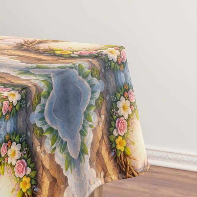 Mantel He Is Risen Religious Floral Crown Easter (In Situ)