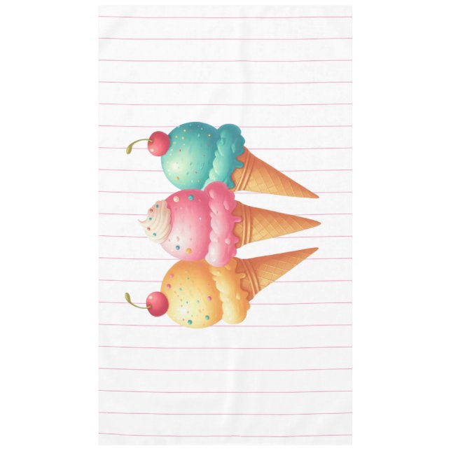 Mantel Helado colorido (Anverso)