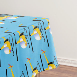 Mantel Helicóptero de personalizado alegre amarillo lindo