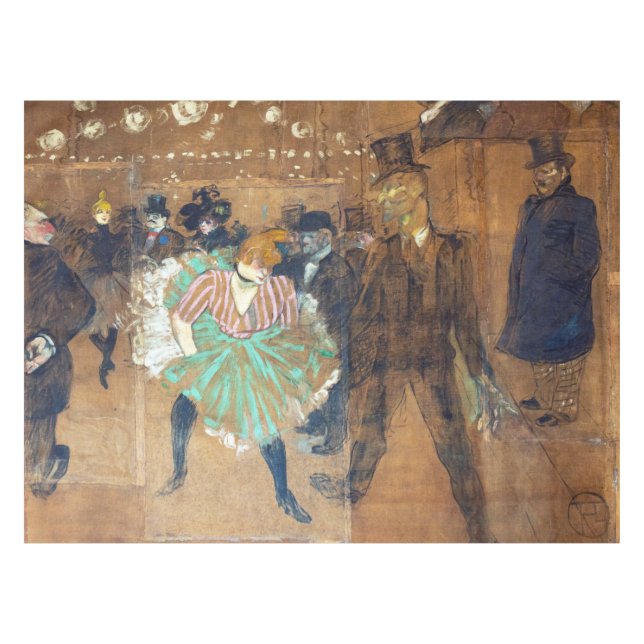 Mantel Henri de Toulouse-Lautrec - Danza en la Roque (Frente (Horizontal))