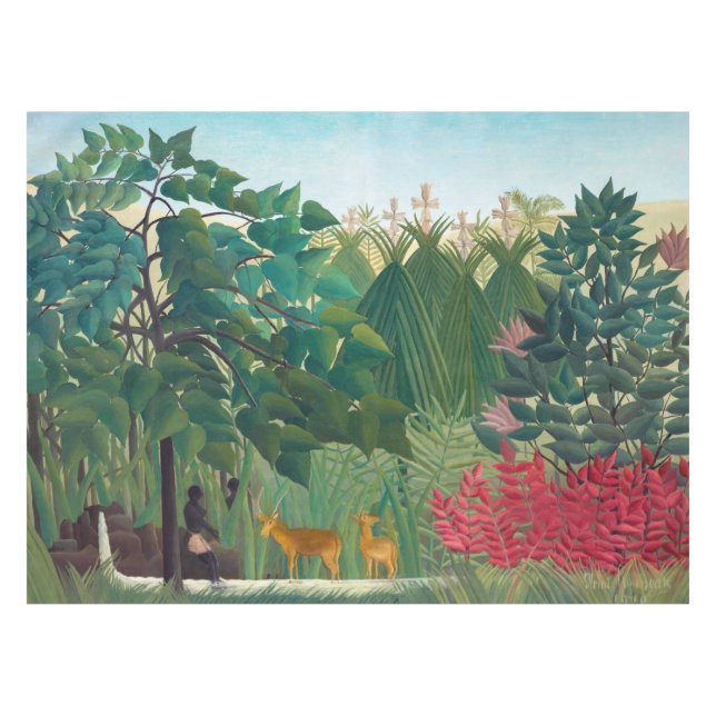 Mantel Henri Rousseau - La cascada (Frente (Horizontal))