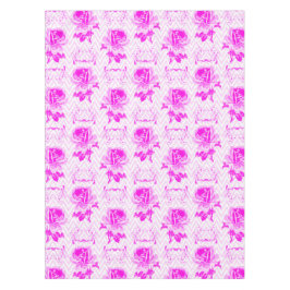 Mantel Hermosa Flora Púrpura Vintage