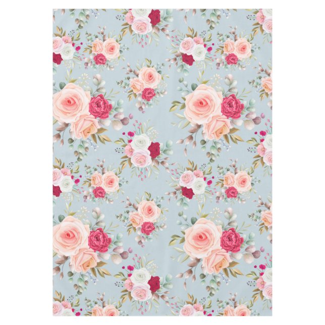 Mantel Hermosa Floral (Anverso)