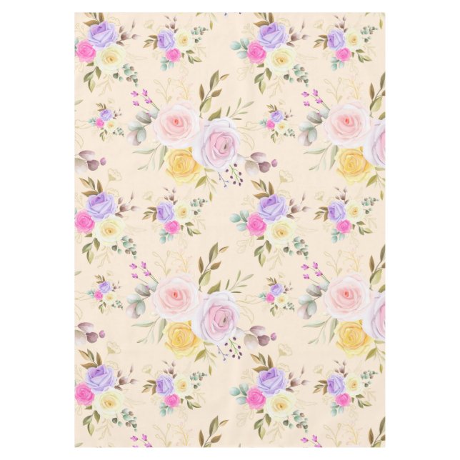 Mantel Hermosa Floral (Anverso)