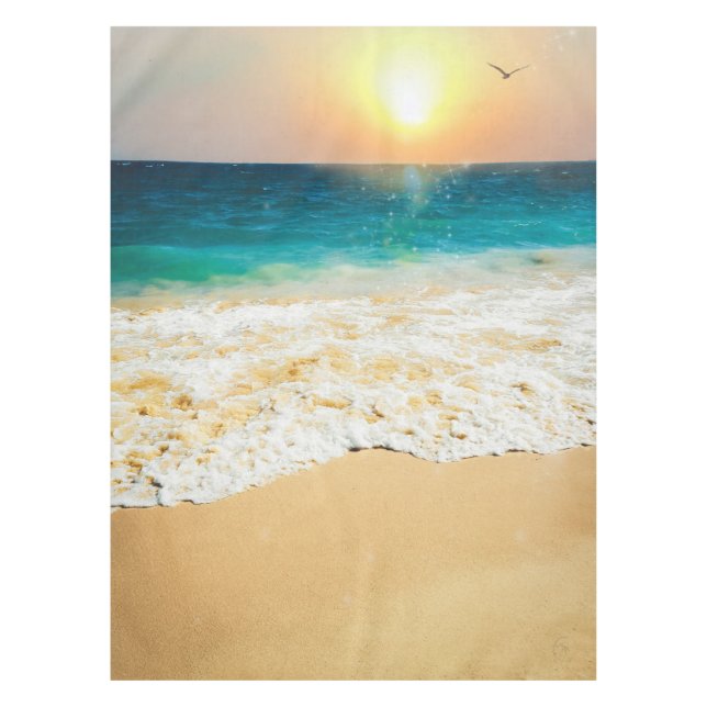 Mantel Hermosa foto de Summer Beach Sunset (Anverso)