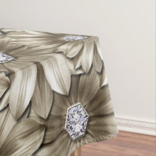 Mantel Hermosas flores de diamantes