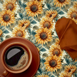 Mantel Hermoso girasol otoñal