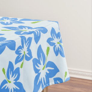 Mantel Hibiscus Azul, Flores Azules, Patrón De Flores