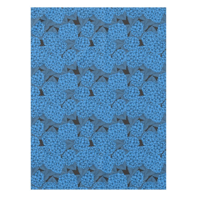 Mantel Hidrangea azul (Anverso)