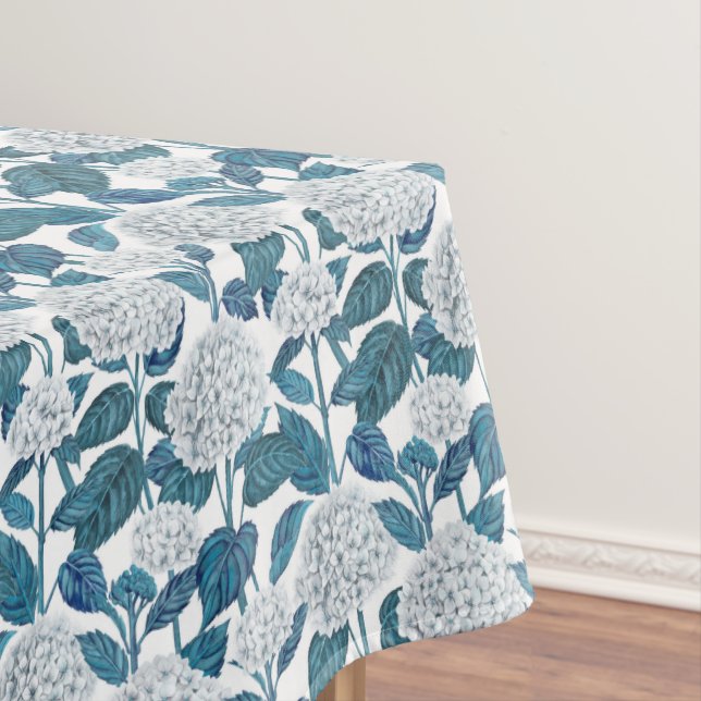 Mantel Hidrangea blanca acuarela (In Situ)