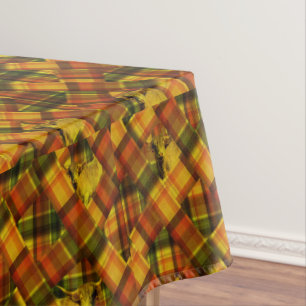 Mantel Highland Cow Tartan Design,