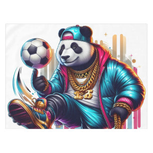 Mantel Hip Hop Panda Fútbol Fútbol Americano Deportes de